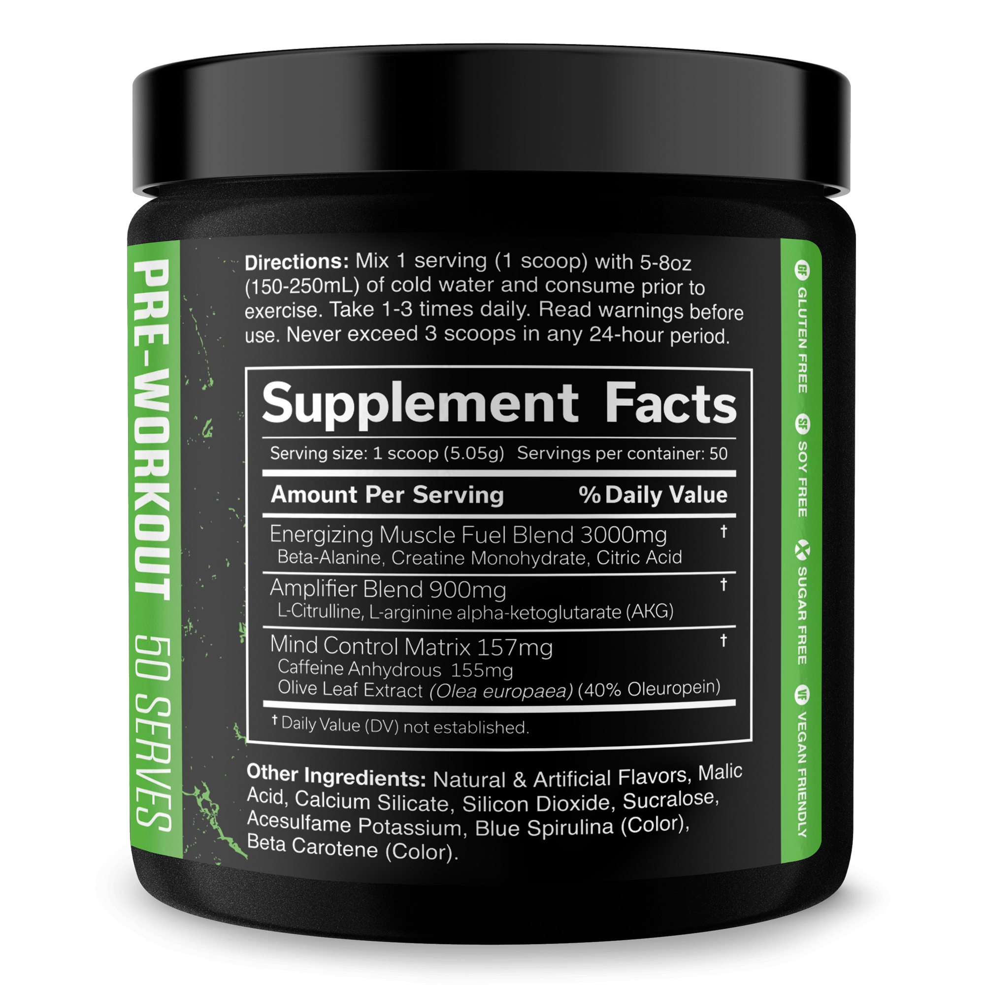 Pre-Workout Supplement for Fitness Training