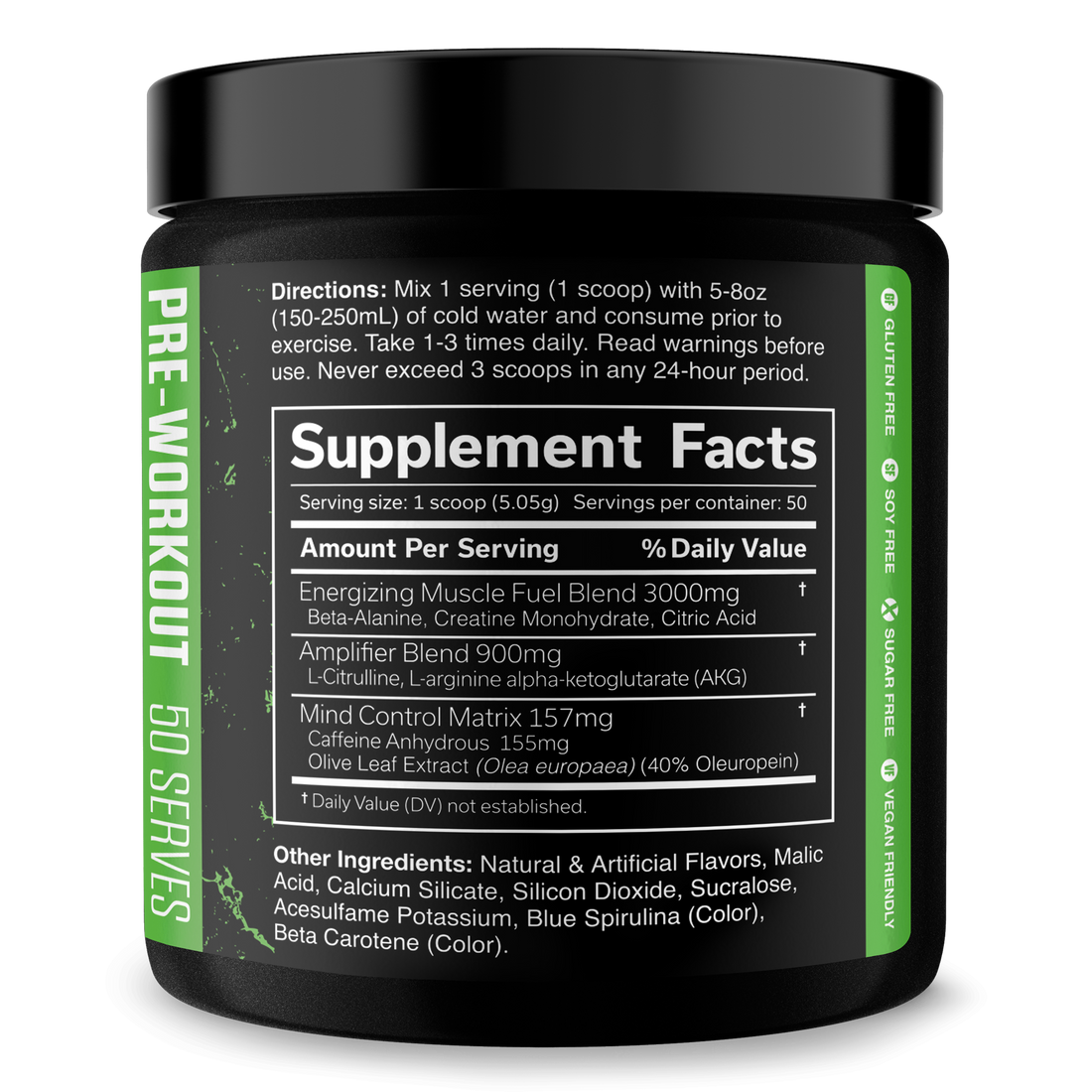 Pre-Workout Supplement for Fitness Training