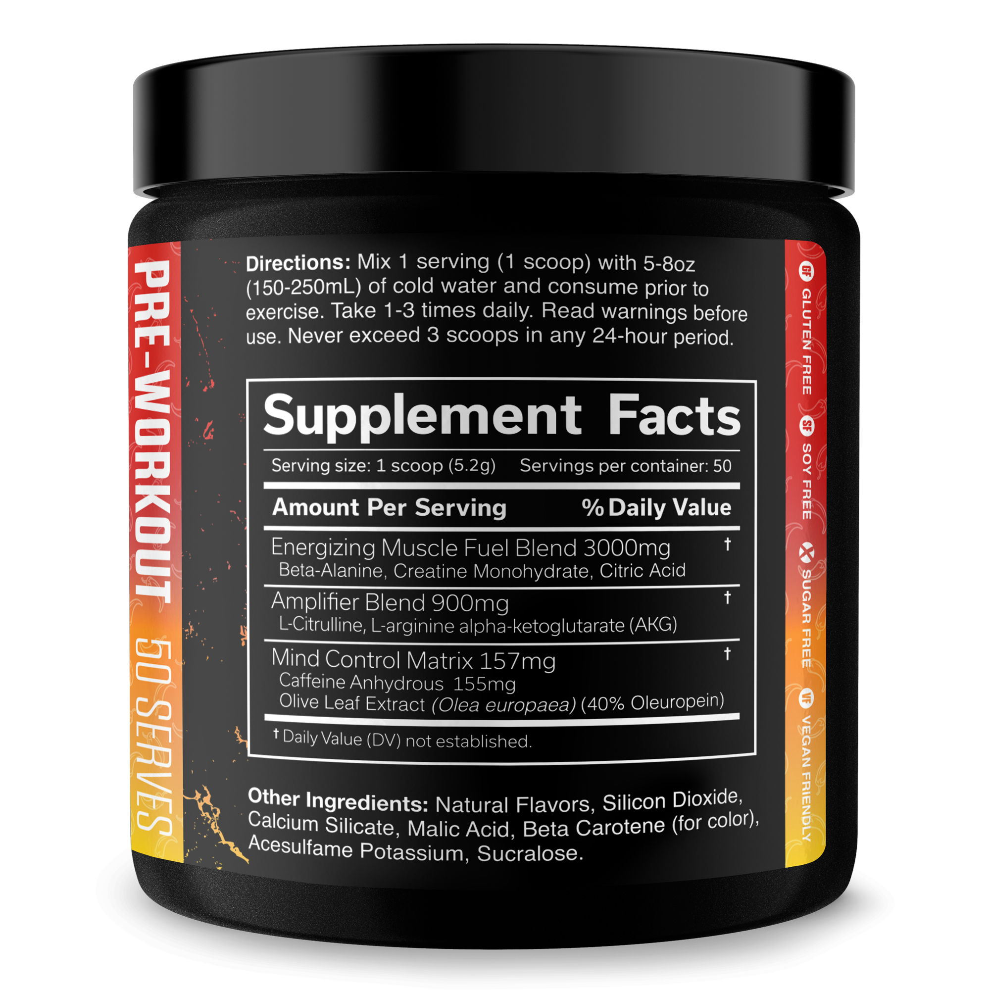 Pre-Workout Supplement for Fitness Training
