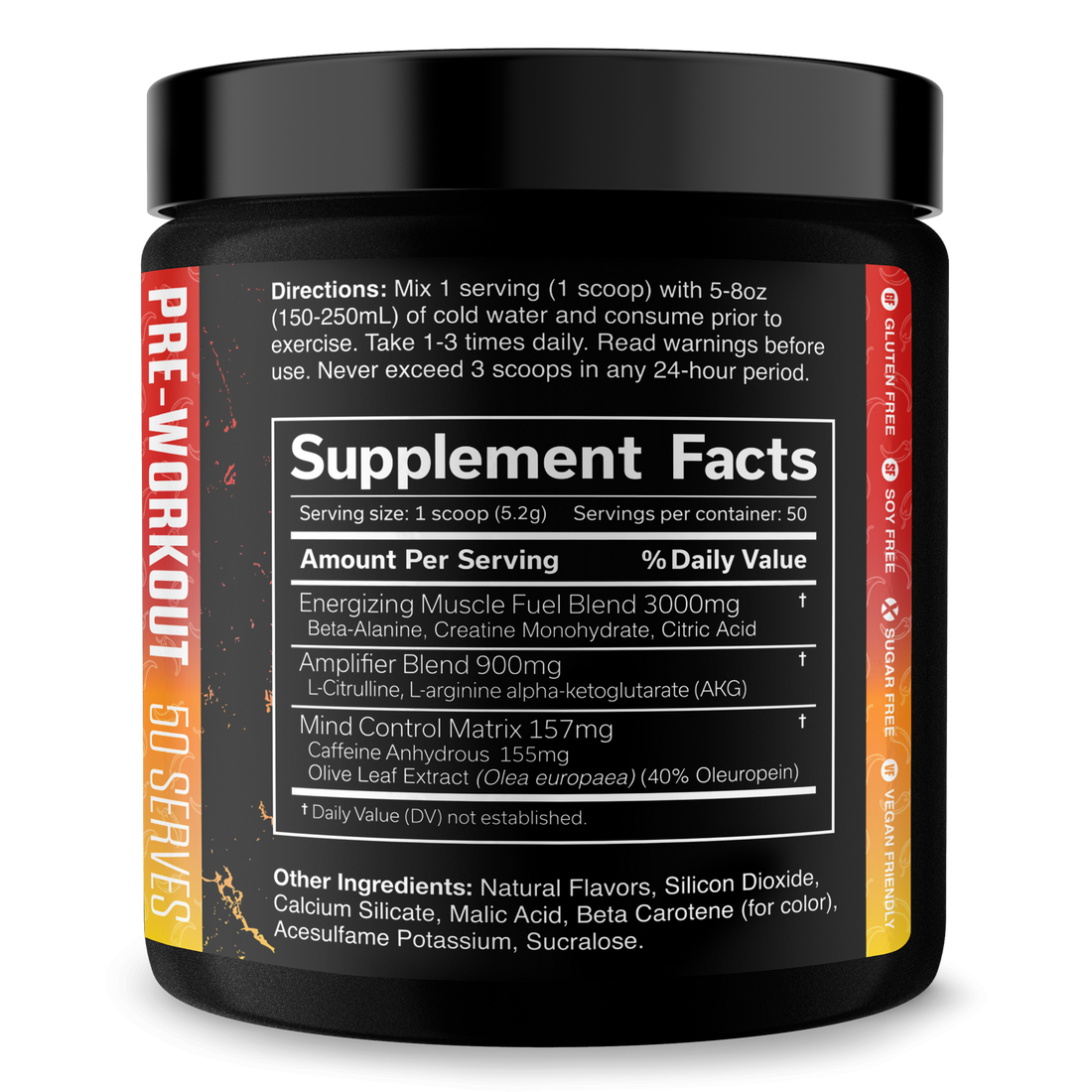 Pre-Workout Supplement for Fitness Training