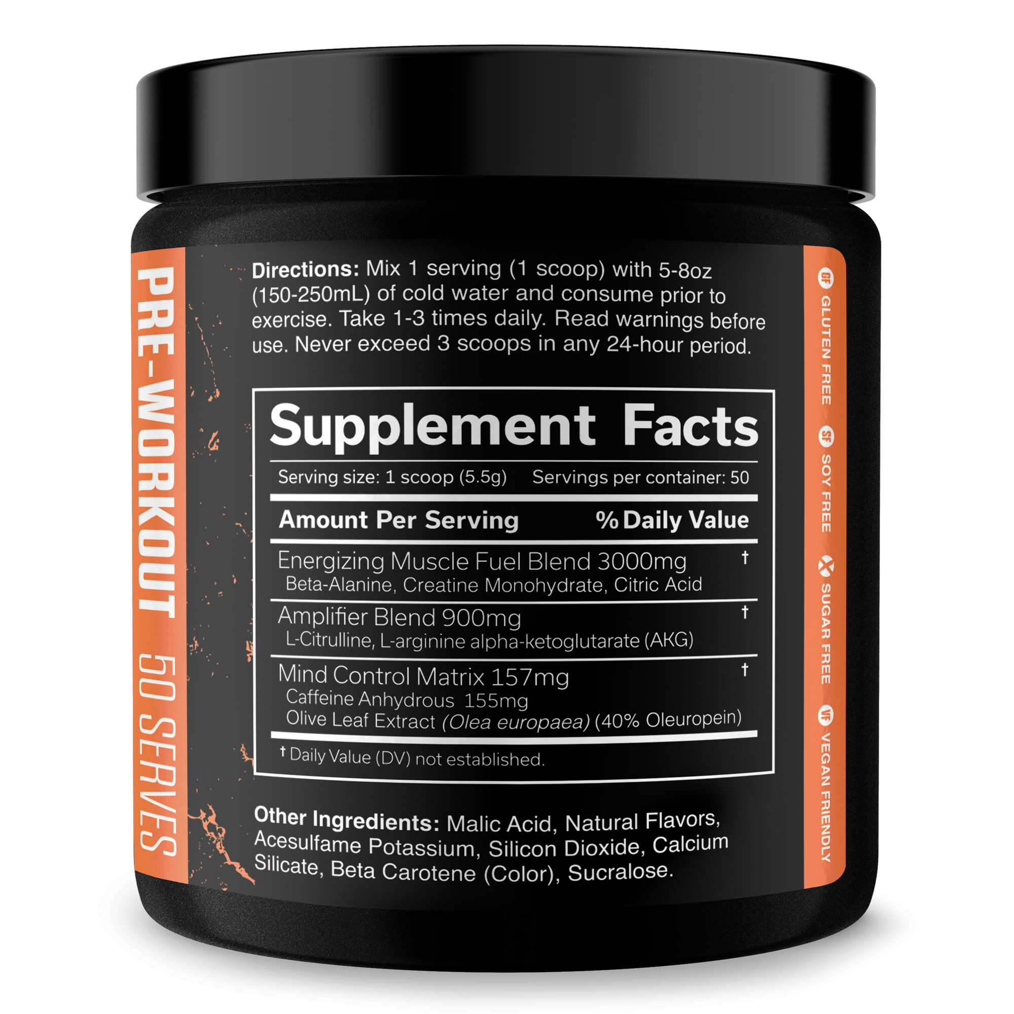 Pre-Workout Supplement for Fitness Training