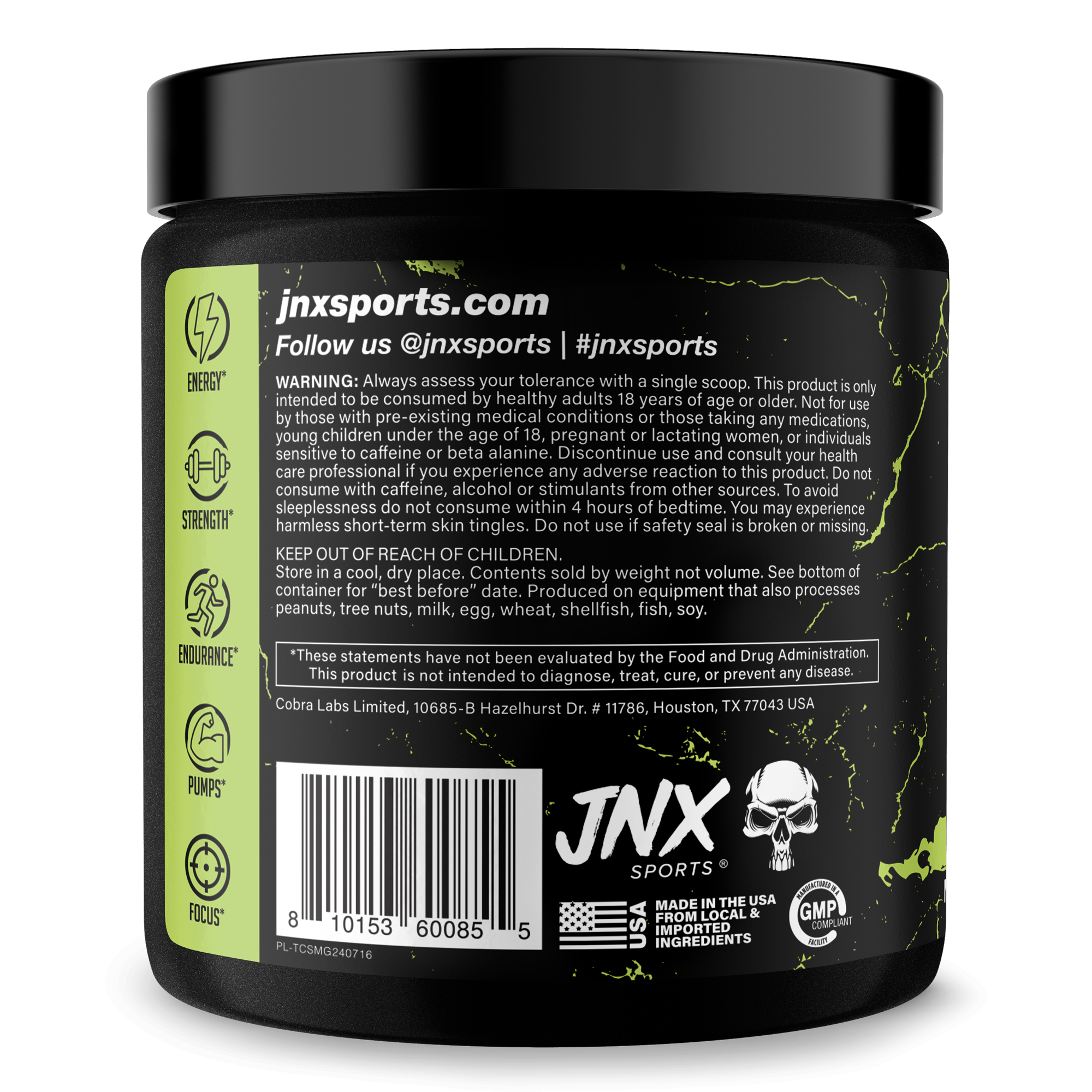 Pre-Workout Supplement for Fitness Training