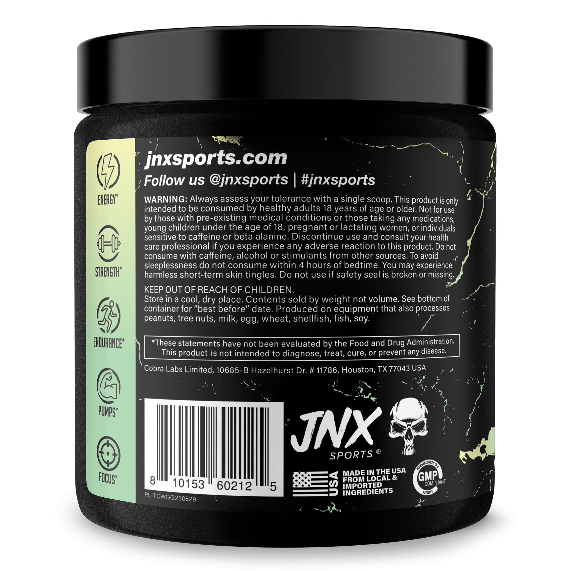 Pre-Workout Supplement for Fitness Training