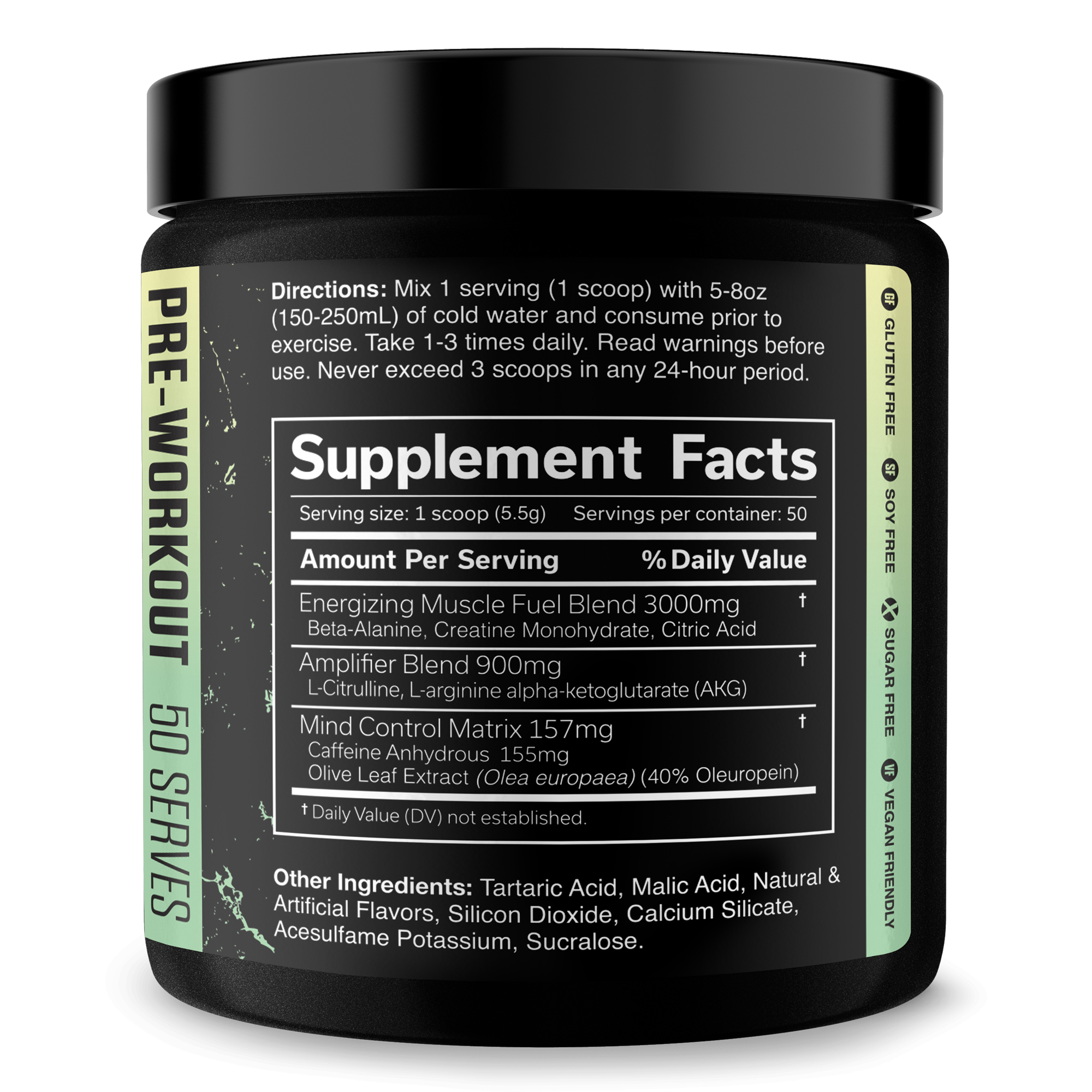 Pre-Workout Supplement for Fitness Training