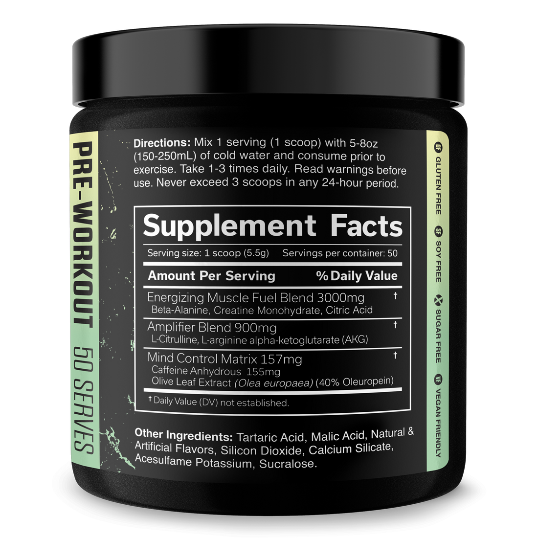 Pre-Workout Supplement for Fitness Training