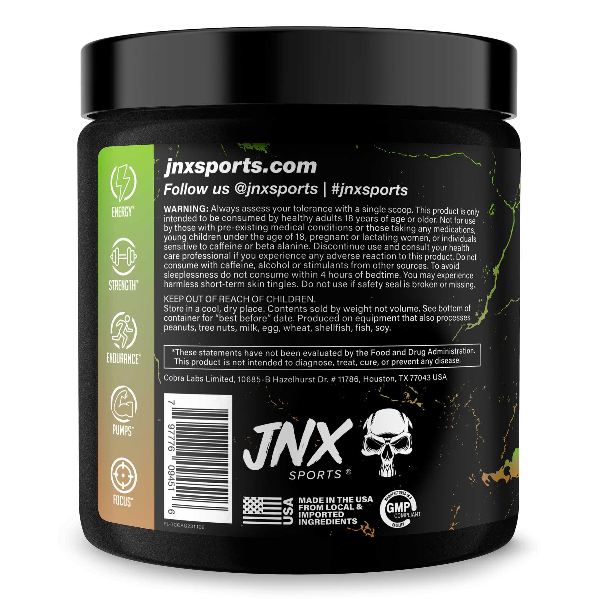 Pre-Workout Supplement for Fitness Training