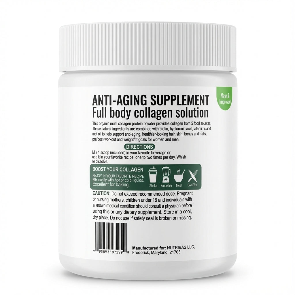 Unflavored Multi Collagen Protein Powder 300g