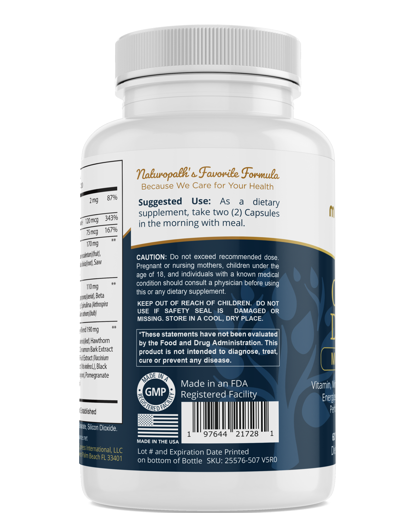 Once Daily Multivitamin for Everyday Nutrition Support