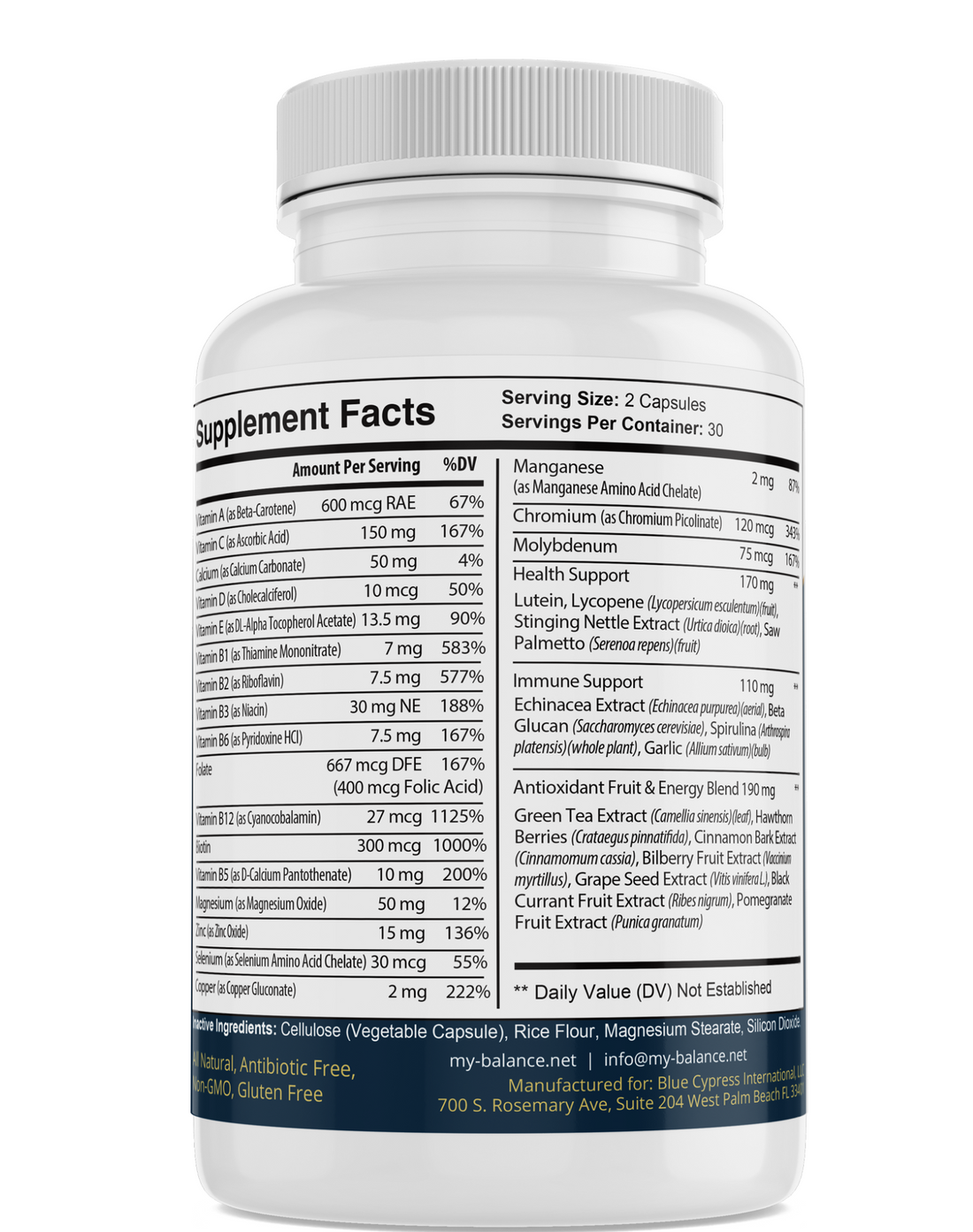 Once Daily Multivitamin for Everyday Nutrition Support