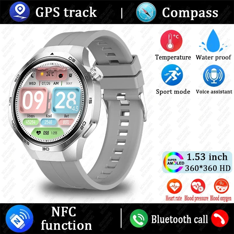 Watch 5 MAX AMOLED GPS Bluetooth Sports Smartwatch