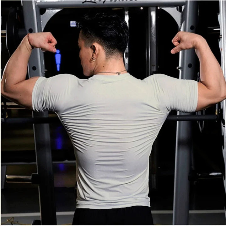 Men's Compression Quick-Dry Fitness Gym Tee