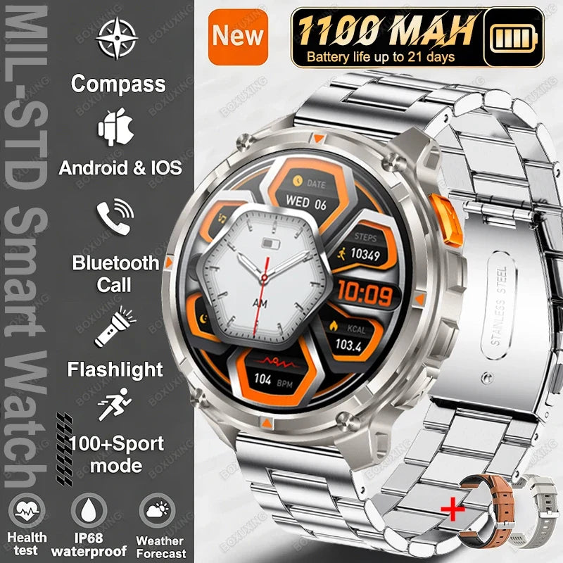 T-Rex3 Ultra Military Smartwatch GPS Sports Tracker