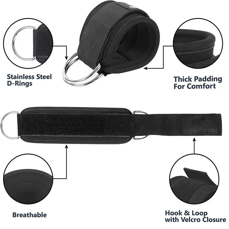 Ankle Strap Resistance Bands Fitness Workout Set