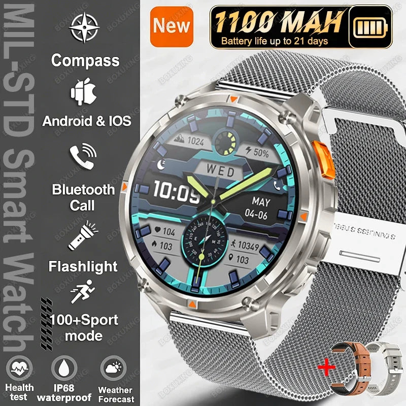 T-Rex3 Ultra Military Smartwatch GPS Sports Tracker