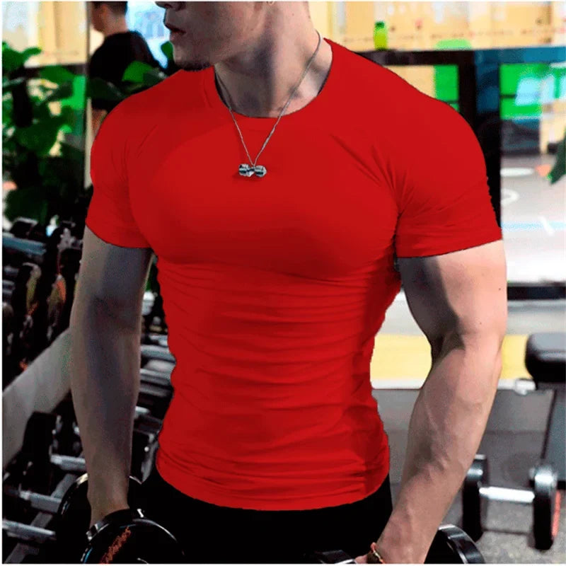 Men's Compression Quick-Dry Fitness Gym Tee