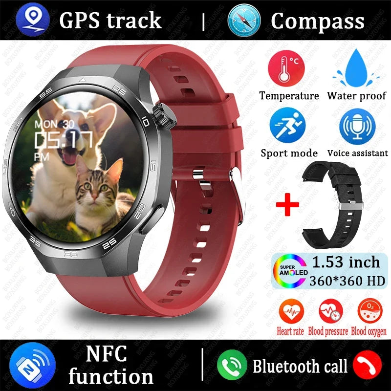 Watch 5 MAX AMOLED GPS Bluetooth Sports Smartwatch