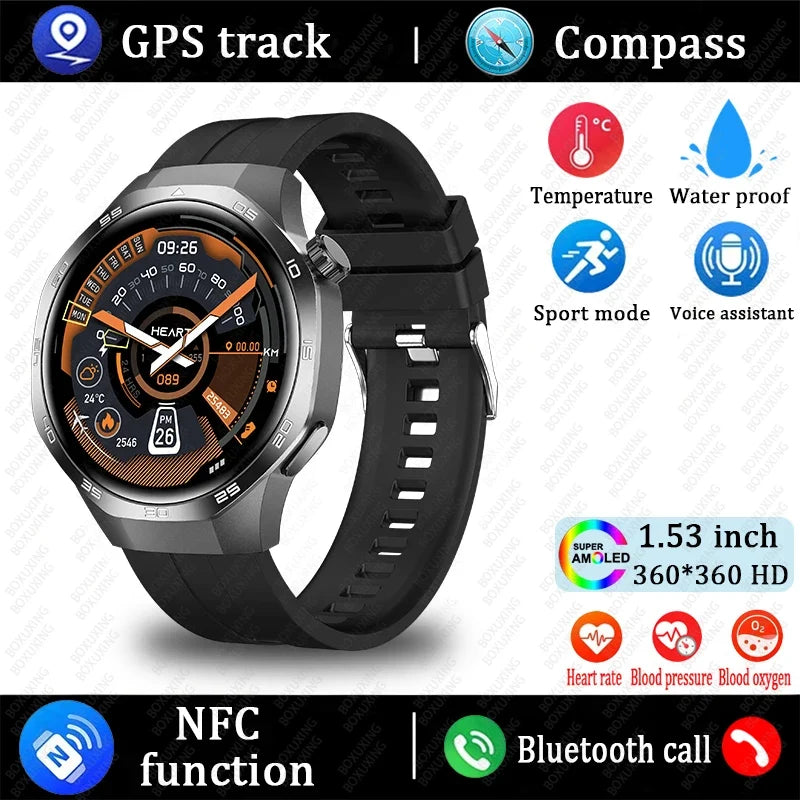 Watch 5 MAX AMOLED GPS Bluetooth Sports Smartwatch