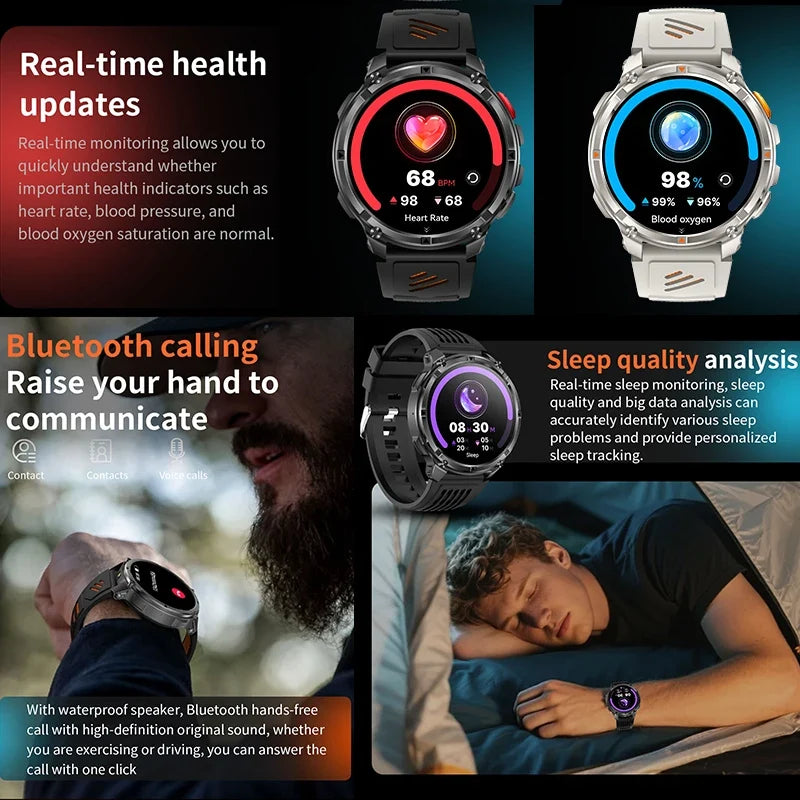 T-Rex3 Ultra Military Smartwatch GPS Sports Tracker