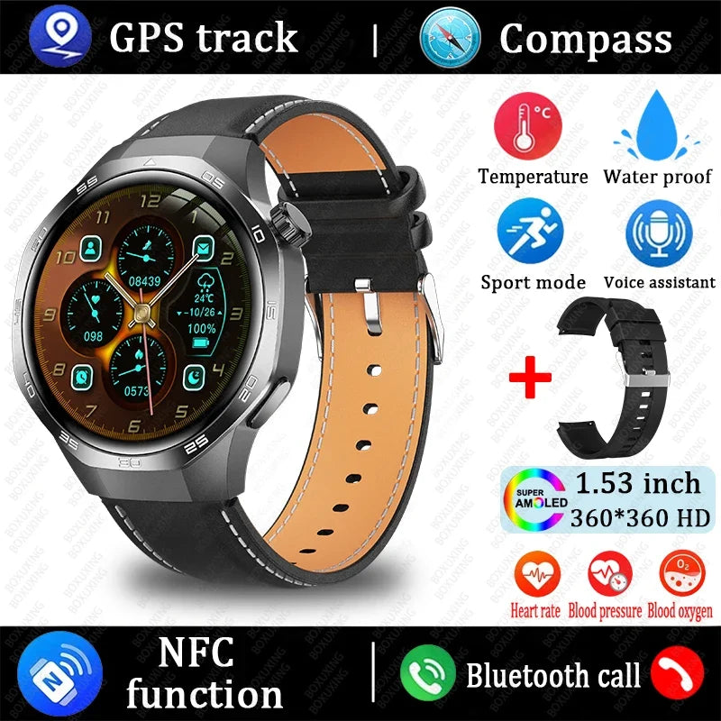Watch 5 MAX AMOLED GPS Bluetooth Sports Smartwatch