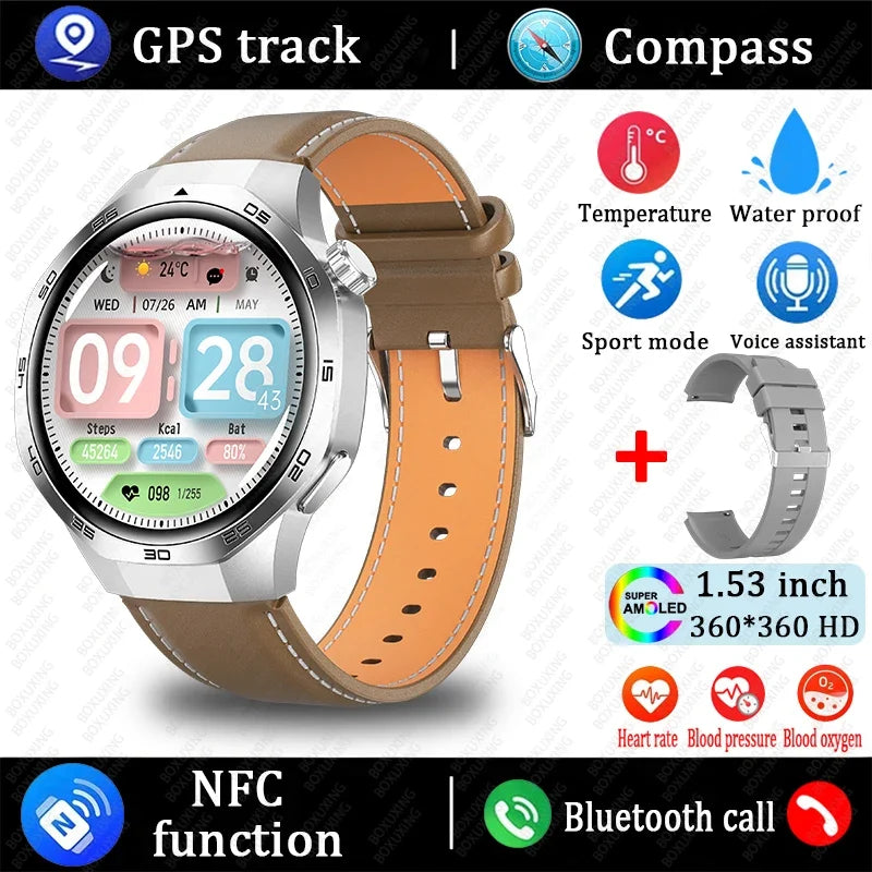 Watch 5 MAX AMOLED GPS Bluetooth Sports Smartwatch