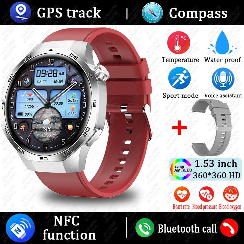 Watch 5 MAX AMOLED GPS Bluetooth Sports Smartwatch
