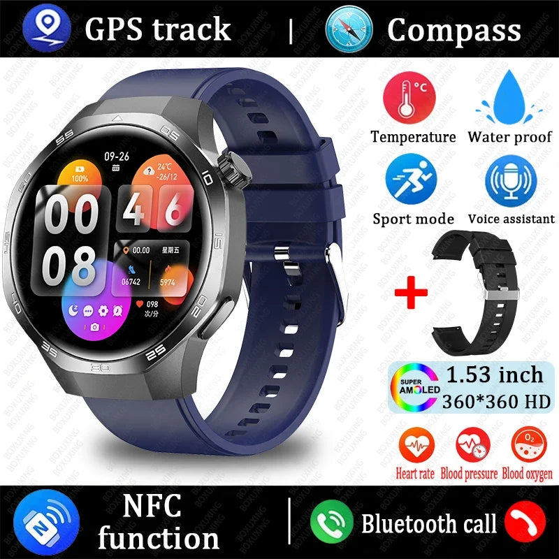 Watch 5 MAX AMOLED GPS Bluetooth Sports Smartwatch