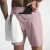 Men's Performance Shorts Quick Dry  Zipper Pocket