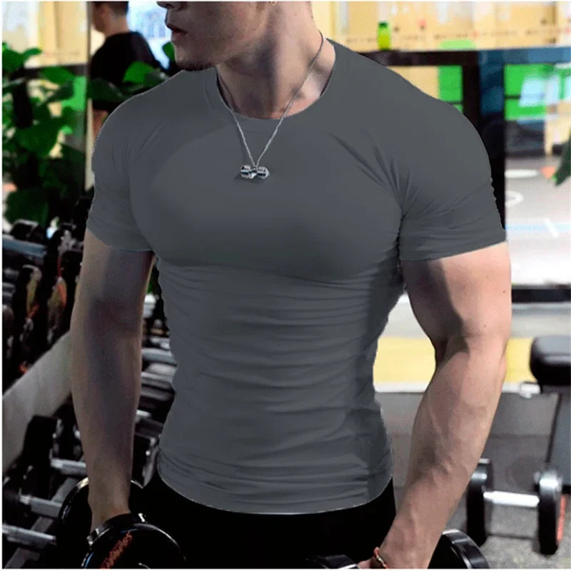 Men's Compression Quick-Dry Fitness Gym Tee
