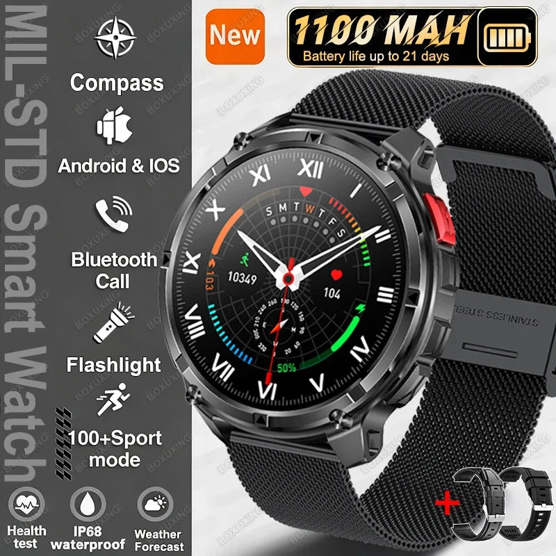 T-Rex3 Ultra Military Smartwatch GPS Sports Tracker