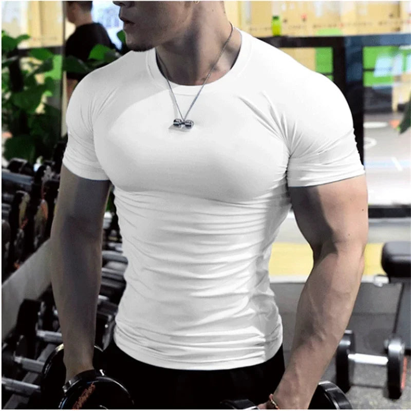 Men's Compression Quick-Dry Fitness Gym Tee