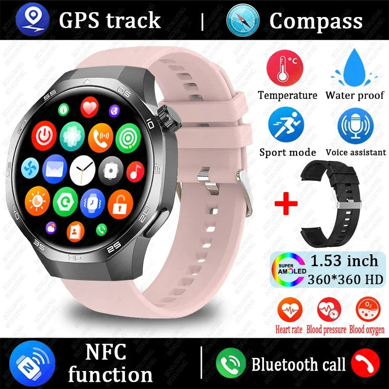 Watch 5 MAX AMOLED GPS Bluetooth Sports Smartwatch