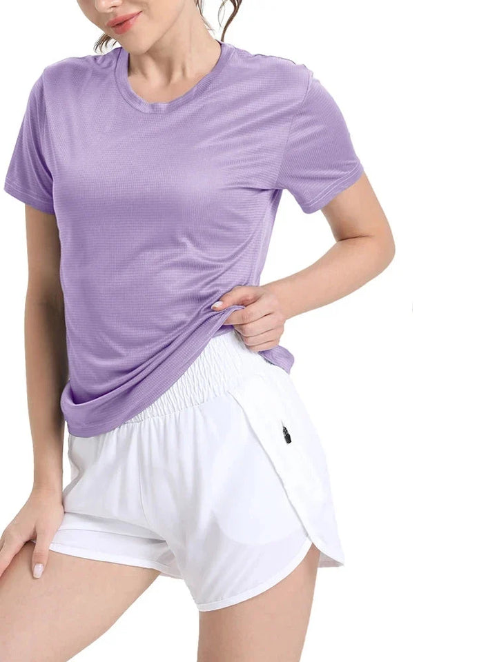Women's Quick Dry Compression T Shirt Gym Running