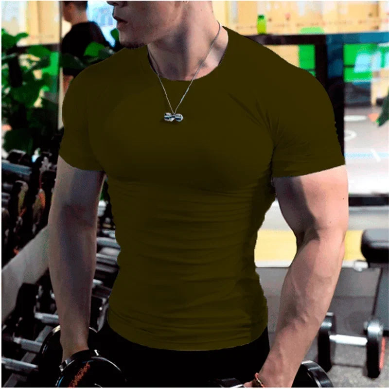 Men's Compression Quick-Dry Fitness Gym Tee