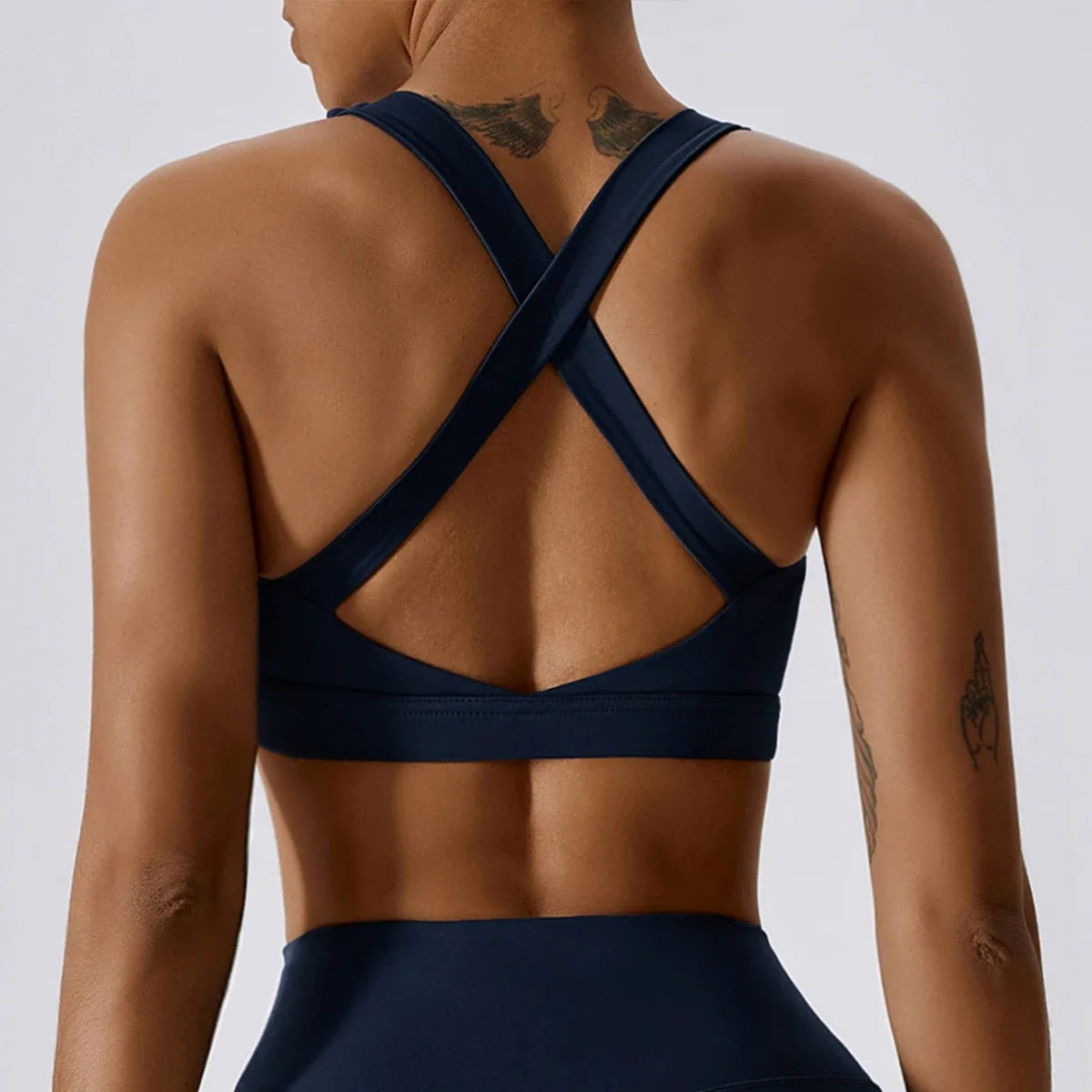 Women's Backless Quick-Dry Push-Up Yoga Sports Bra
