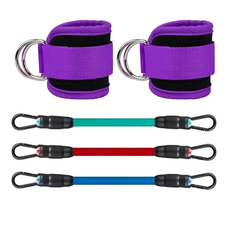 Ankle Strap Resistance Bands Fitness Workout Set