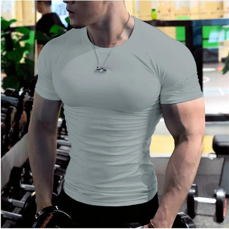 Men's Compression Quick-Dry Fitness Gym Tee