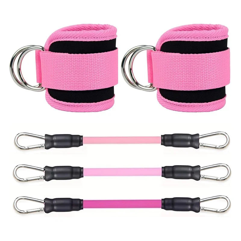 Ankle Strap Resistance Bands Fitness Workout Set