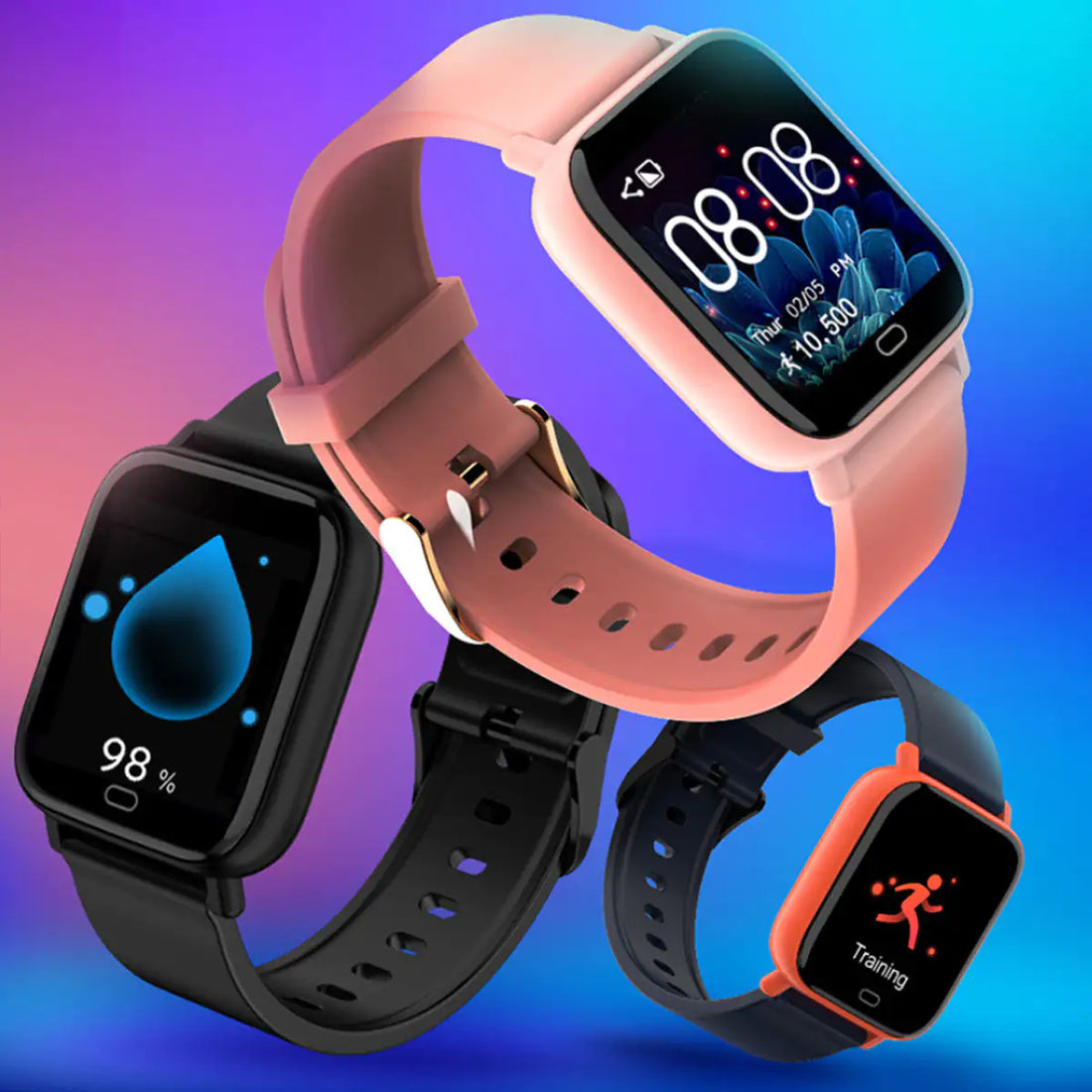 Multi-Function Smart Fitness Watch Tracker Monitor