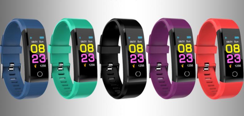 Smartwatch Heart Rate Blood Pressure Fitness Tracker