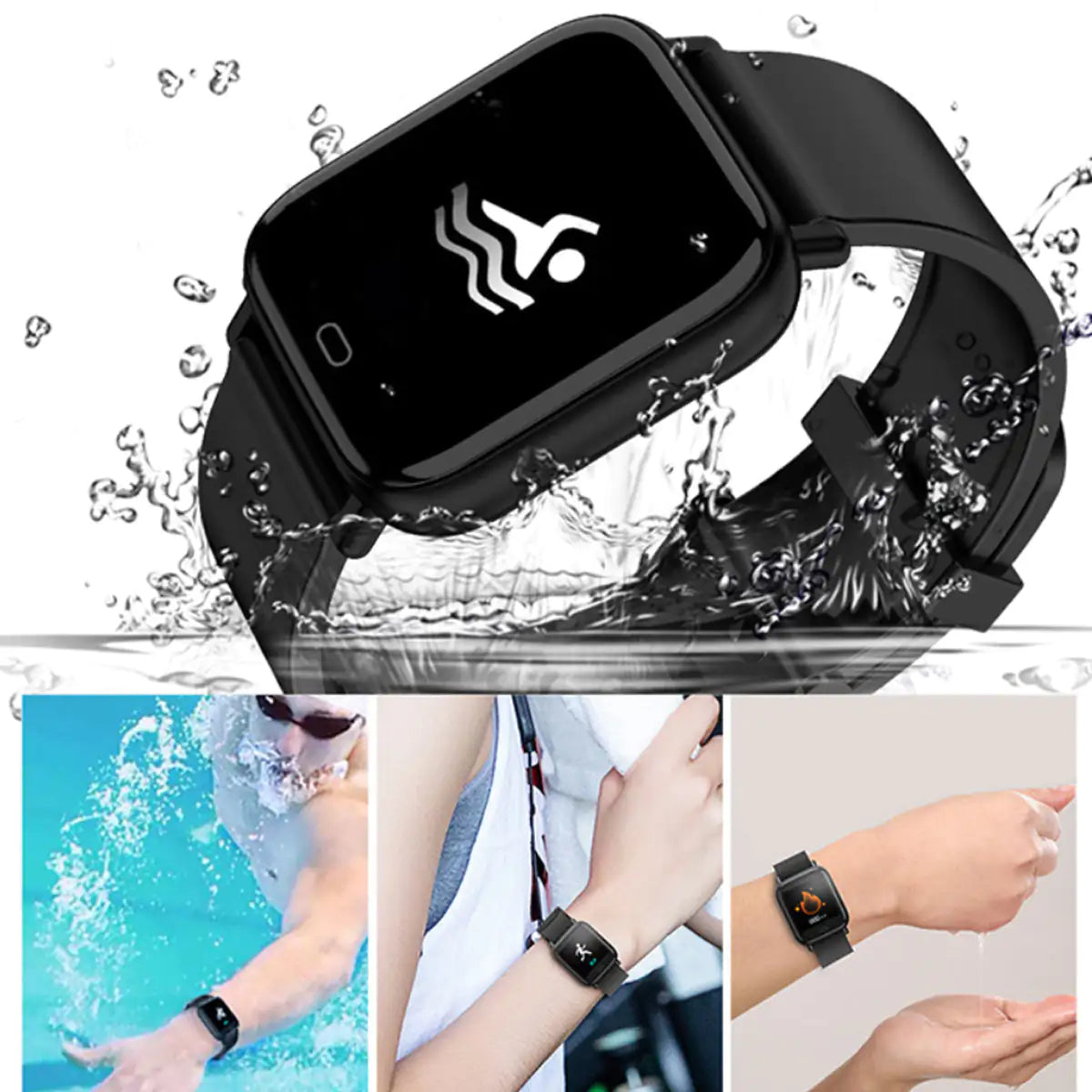 Multi-Function Smart Fitness Watch Tracker Monitor