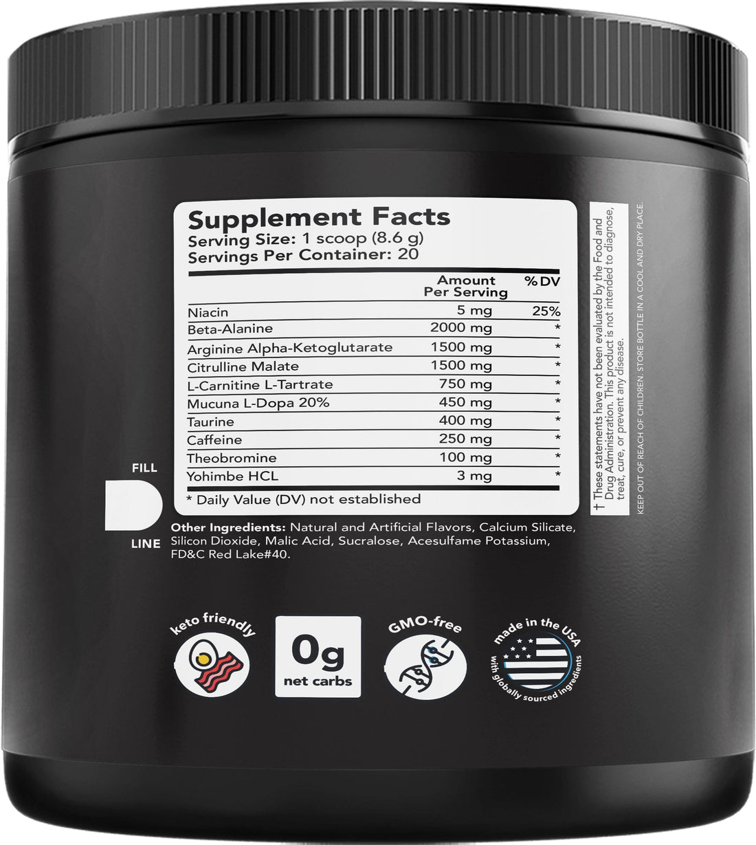 Watermelon Pre-Workout Supplement for Fitness Training